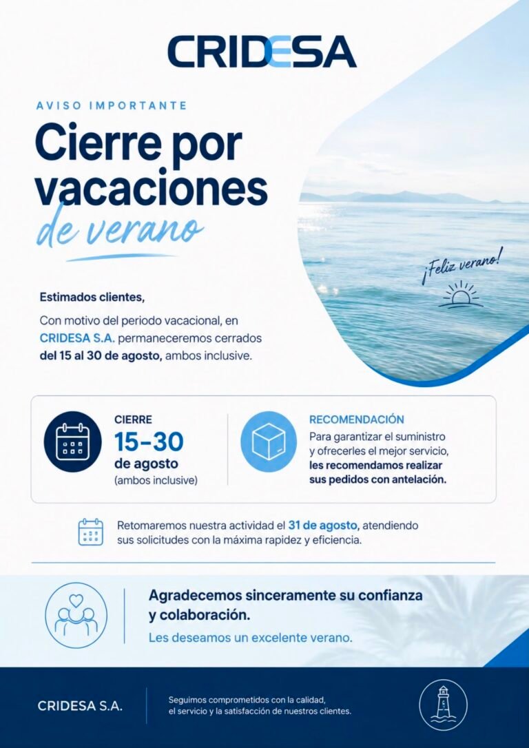 CIRCULAR VCACIONES VERANO Inicio